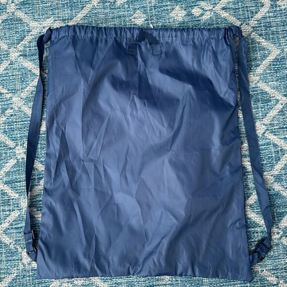Skechers Navy Blue Nylon Drawstring Backpack - Picture 4 of 4